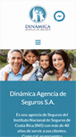 Mobile Screenshot of dinamicaseguros.com